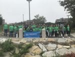 Green PLanet students at coast sweep