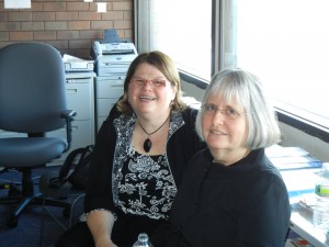 Susan Mraz and Cynthia Jahn from Academic Support