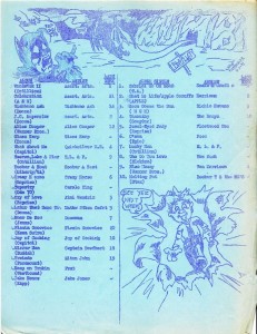 WUMB Playlist (1971-04-07). Click to view larger image.