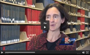 Carolyn Goldstein, interviewed on Chronicle for the Mass. Memories Road Show.