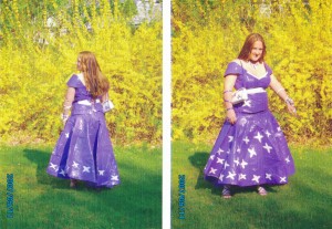 Duct tape prom dress, 2007.