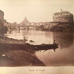 photo of Castel Sant'Angelo from an 1882 album compiled by Fanny Sedgewick Pomeroy