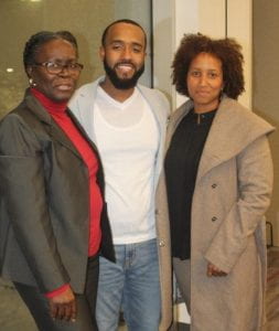 The founder of AMEND, Manny Monteiro, is pictured with two of his mentors.