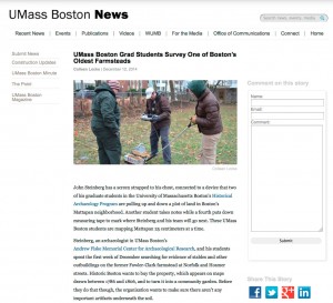 UMass Boston News