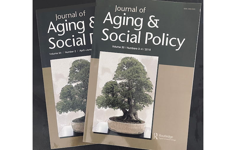 Covers of two Journal of Aging & Social Policy