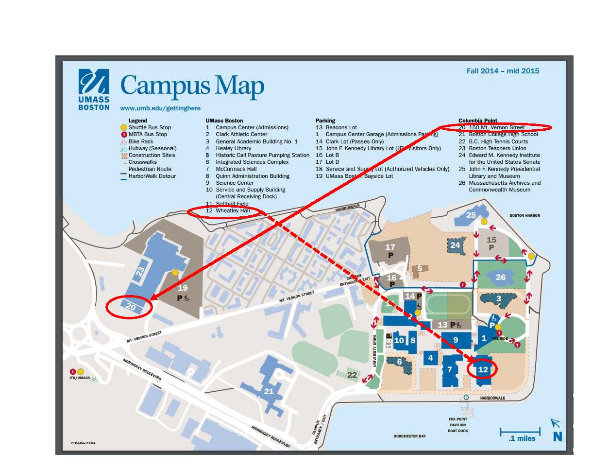 Campus Map example