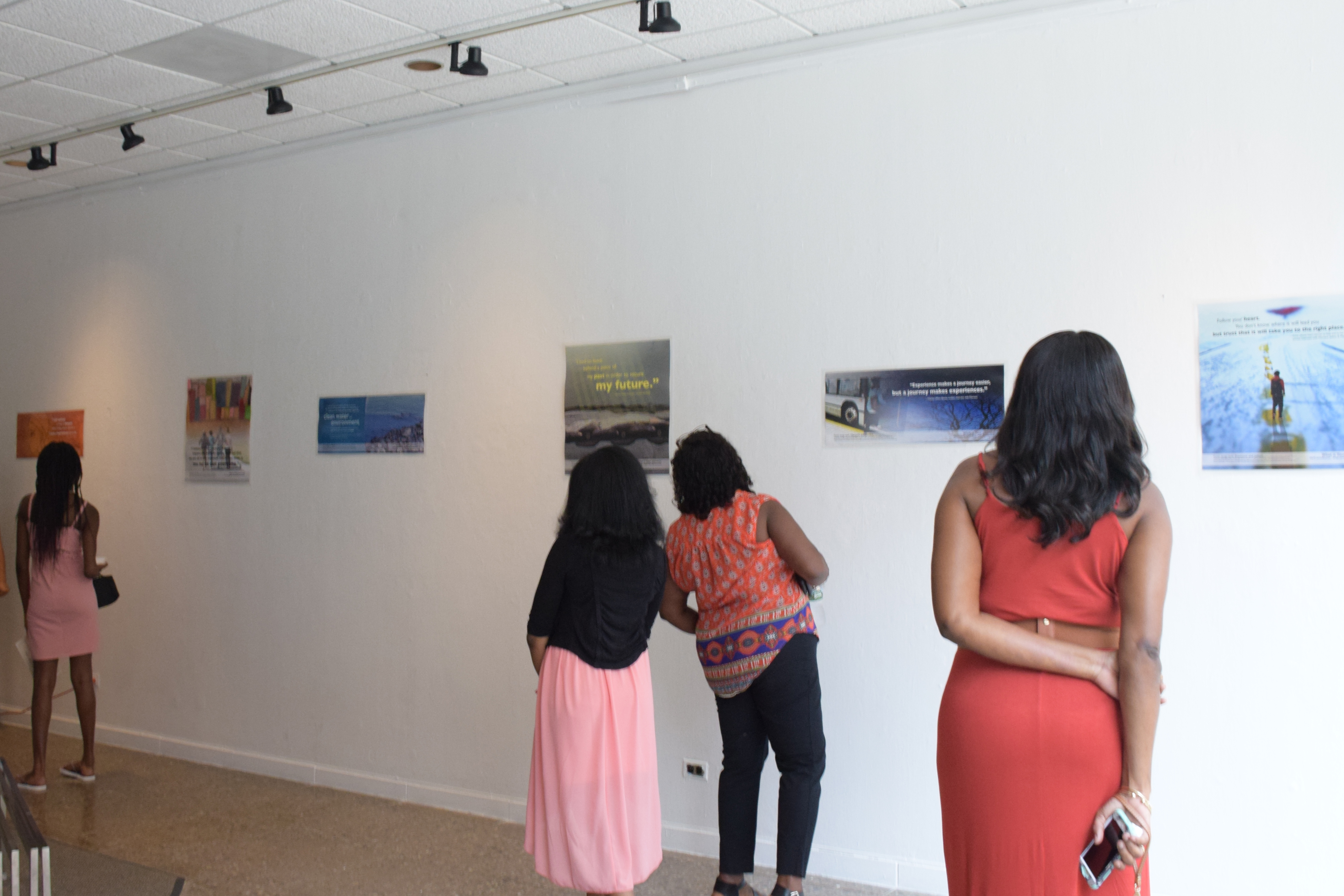 opening reception at gallery