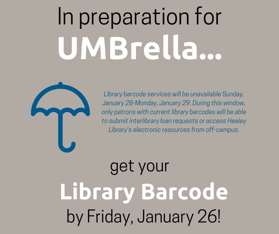 Get Your Library Barcode by Friday, January 26