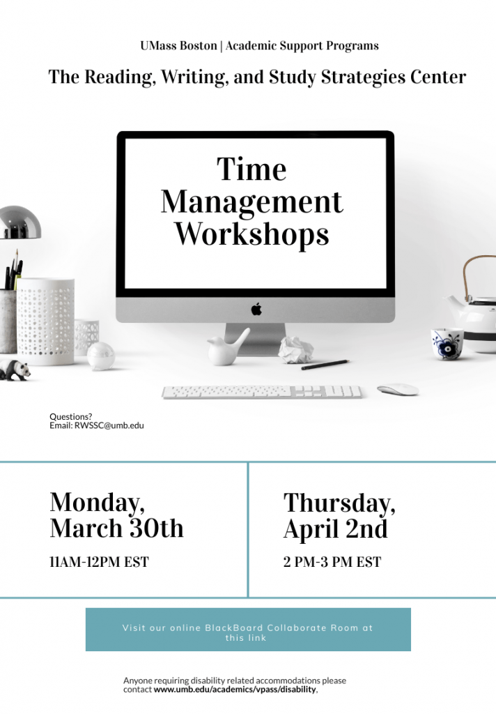 Time Management workshops