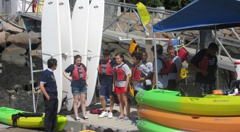 Summer Transportation Institute: Kayaking