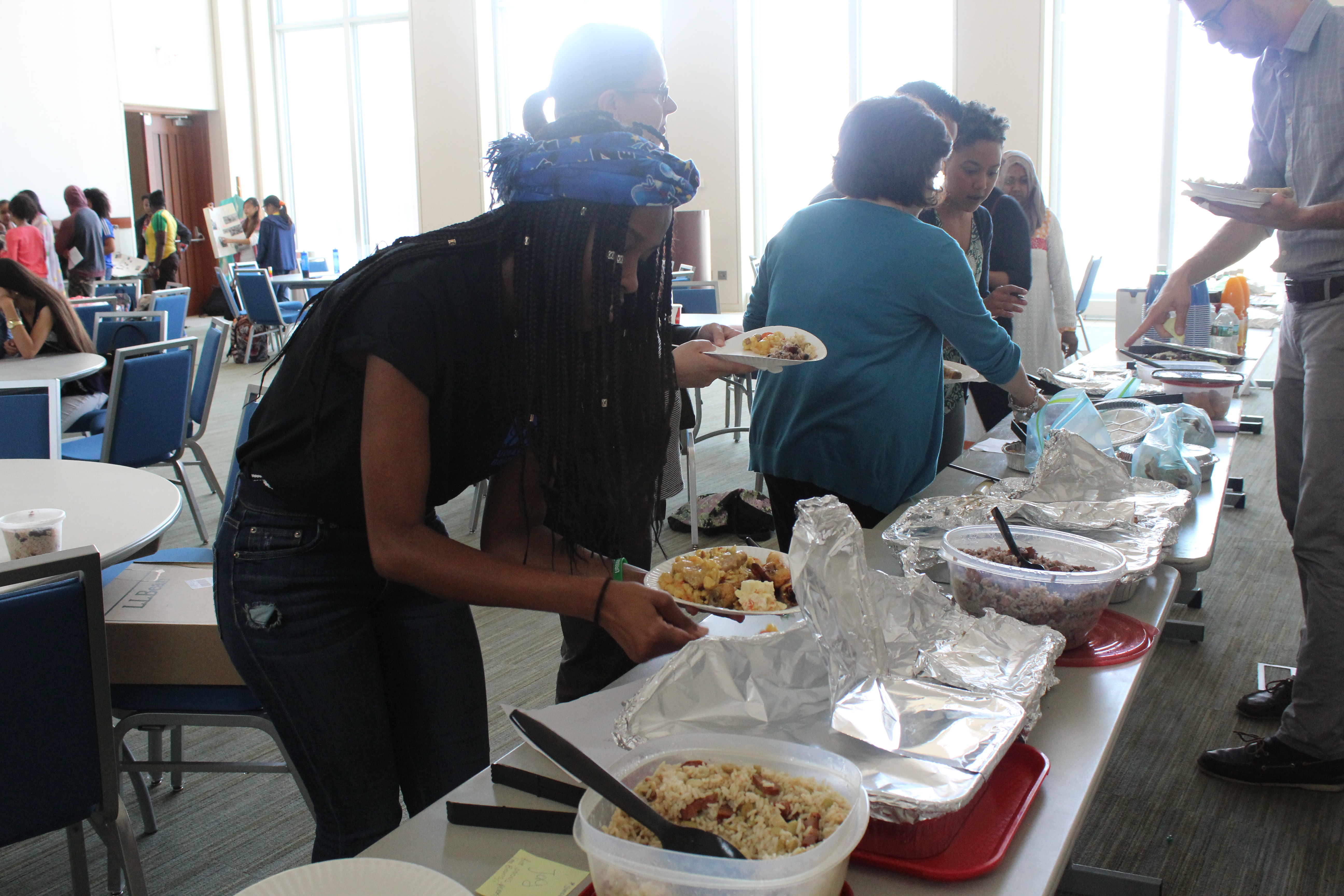 Trying out a variety of food was the best part of the Cultural Day!