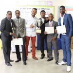 This group of Urban Scholars member shows off their awards!