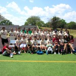 TAG come together for a soccer picture!