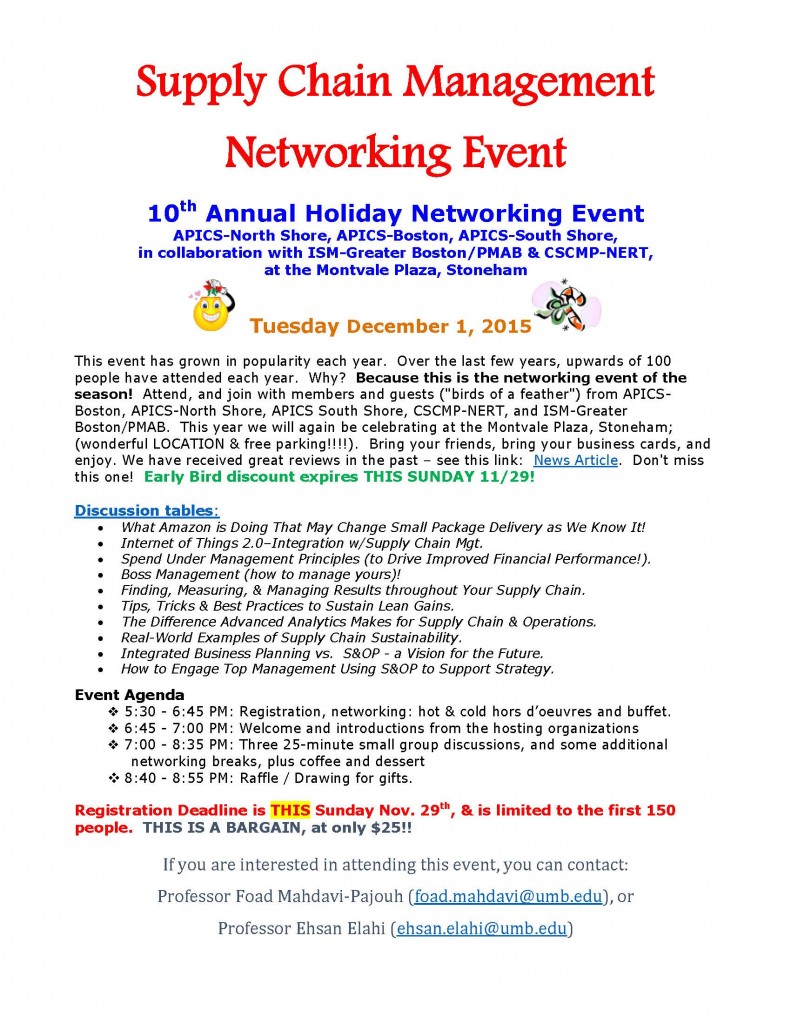 10th Annual Holiday Networking Event-Poster